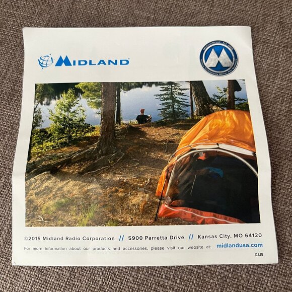 Midland GXT 1000 Series Walkie Talkie   2 Pack, NEW - Picture 4 of 10